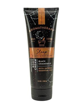 Bath & Body Works Aromatherapy Sleep Black Chamomile Body Cream 8 Fl Oz